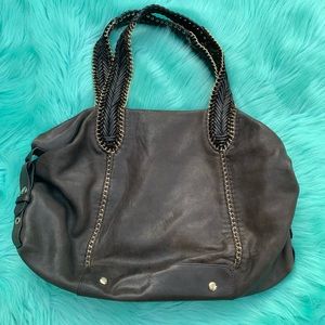 Junior Drake genuine Leather Purse Bag braided